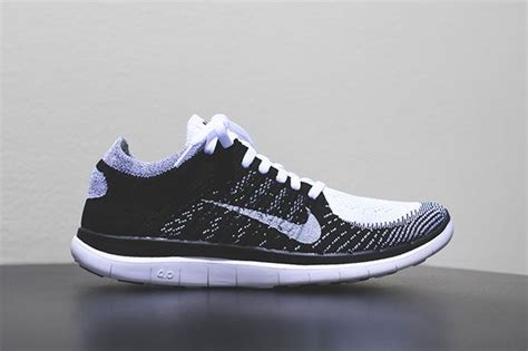 Nike Free 4.0 Flyknit White Black Men's 